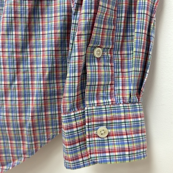 POLO RALPH LAUREN Men's Classic Fit Plaid Performance Long Sleeve Shirt size S/P - Picture 4 of 14
